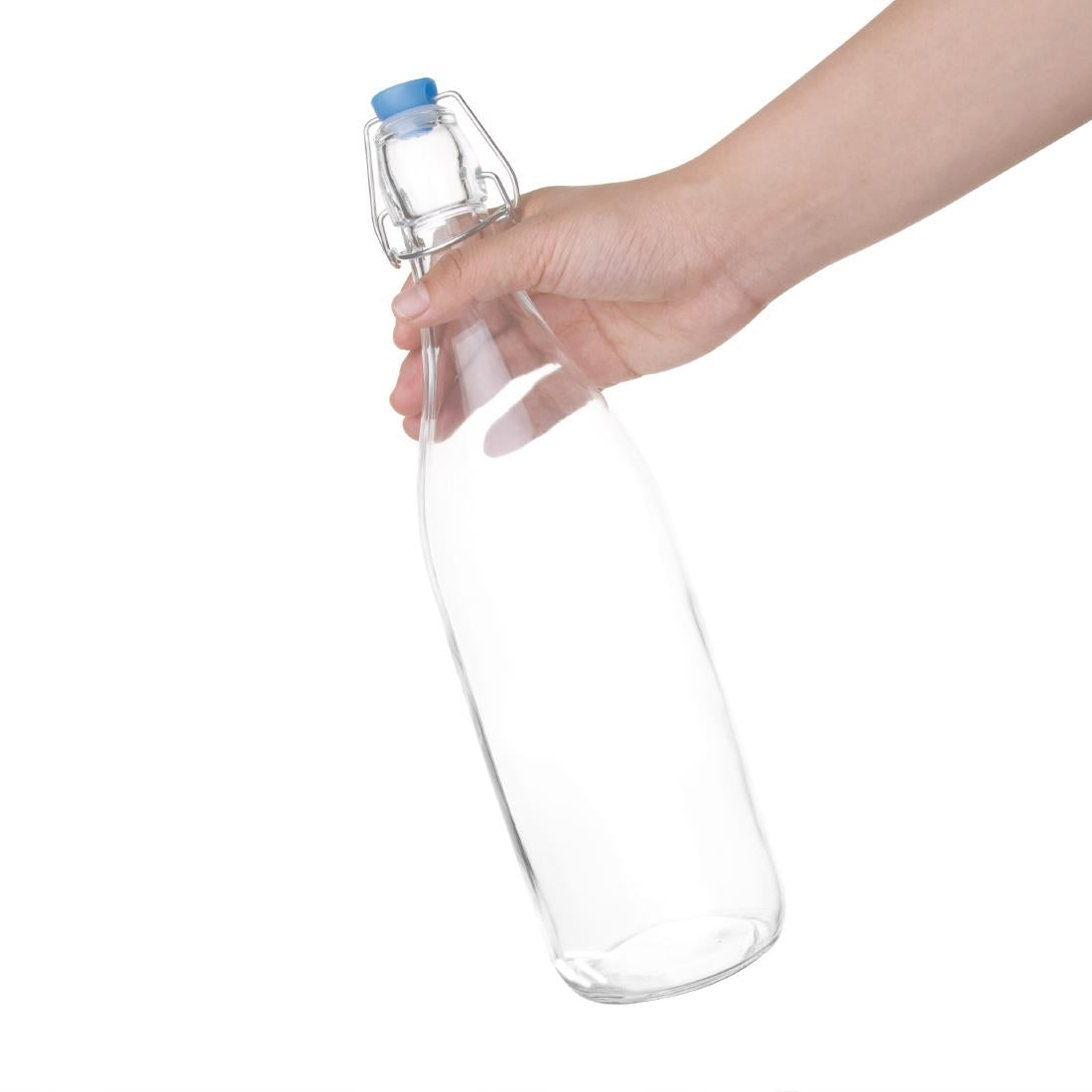Olympia Glasses Water Bottles 1Ltr (6 Pack)