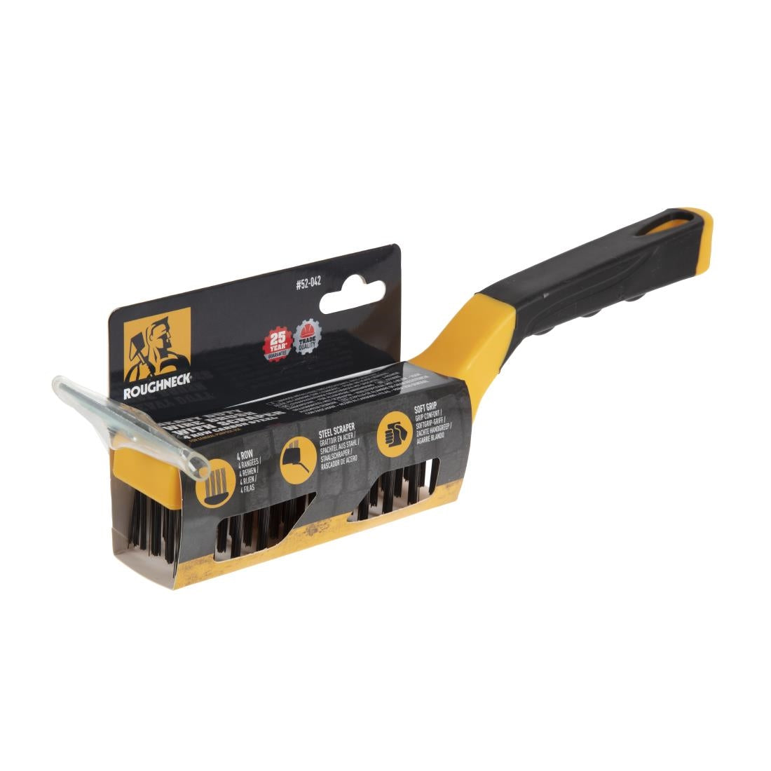 Roughneck Grill Brush With Scraper