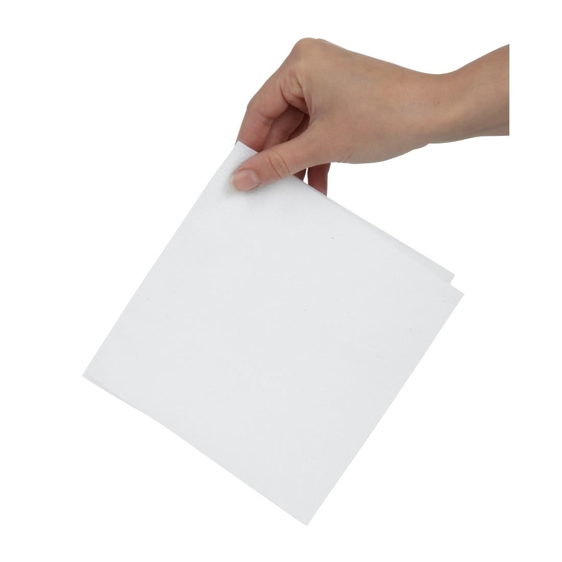 Lunch Napkin White 330x330mm 1ply 1/4 Fold (5000 Pack)