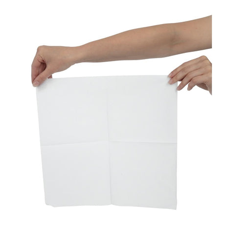 Lunch Napkin White 330x330mm 1ply 1/4 Fold (5000 Pack)
