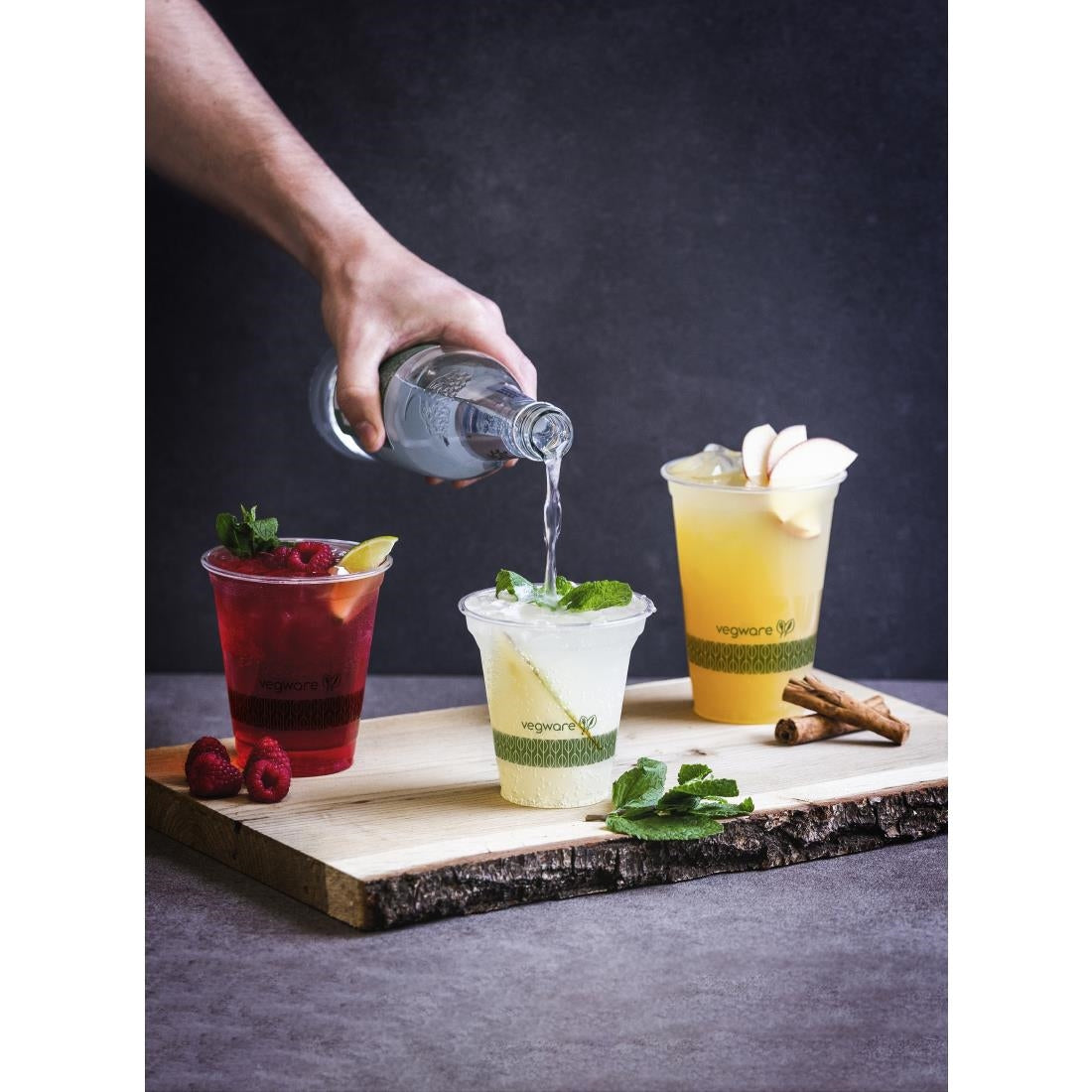 Vegware Compostable PLA Cold Cup 96-Series 12oz (1000 Pack)