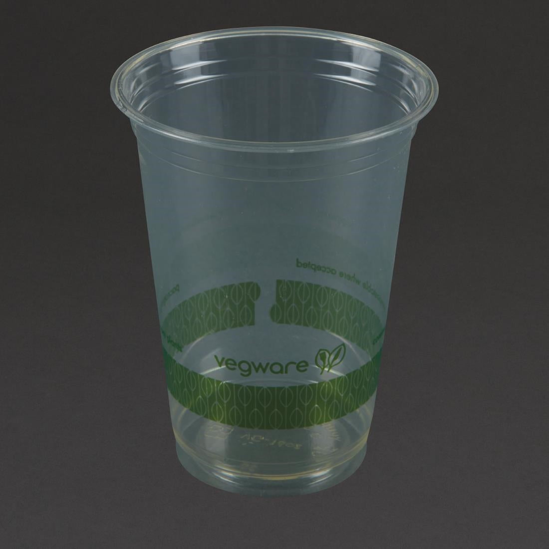 Vegware Compostable PLA Cold Cup 96-Series 16oz (1000 Pack)