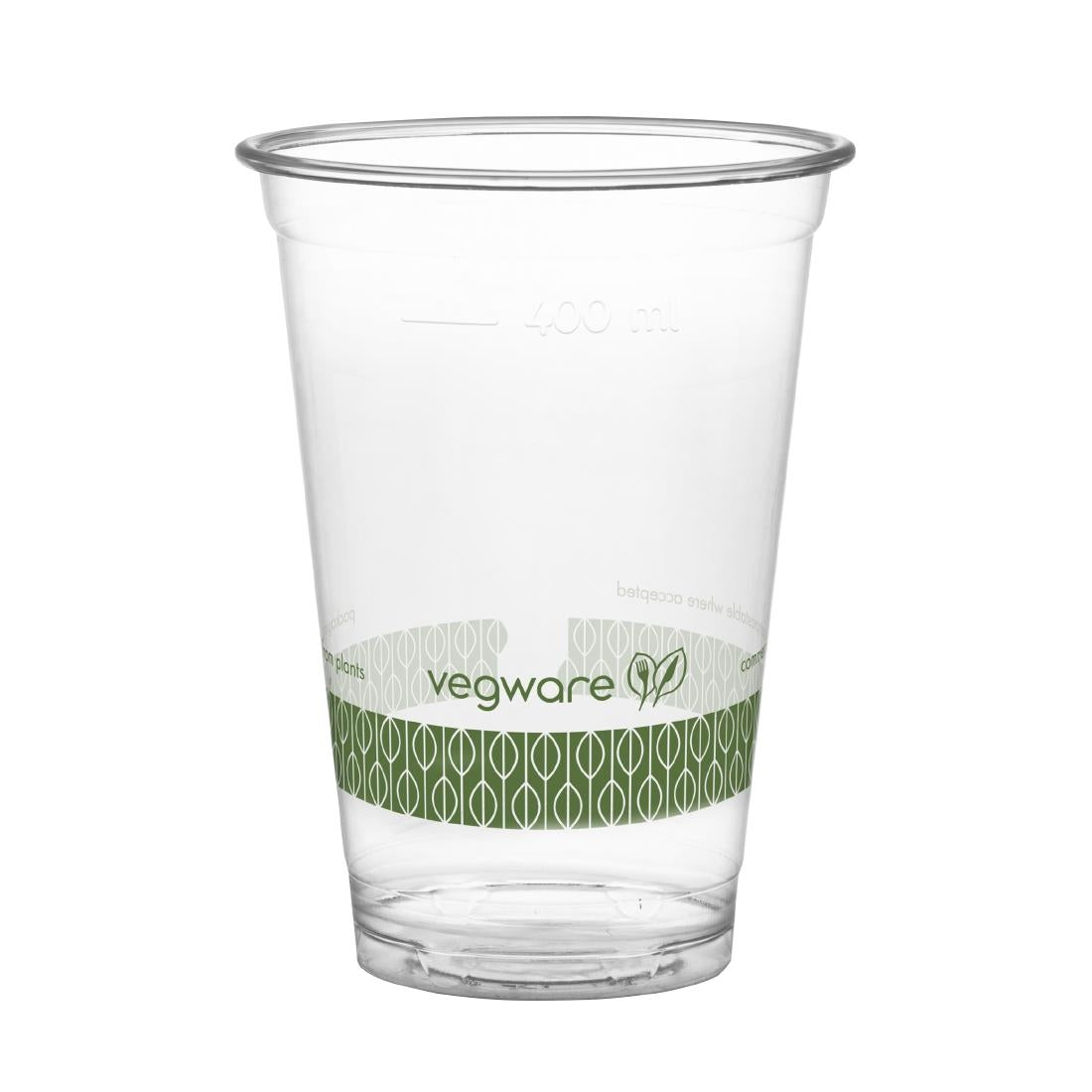 Vegware Compostable PLA Cold Cup 96-Series 16oz (1000 Pack)