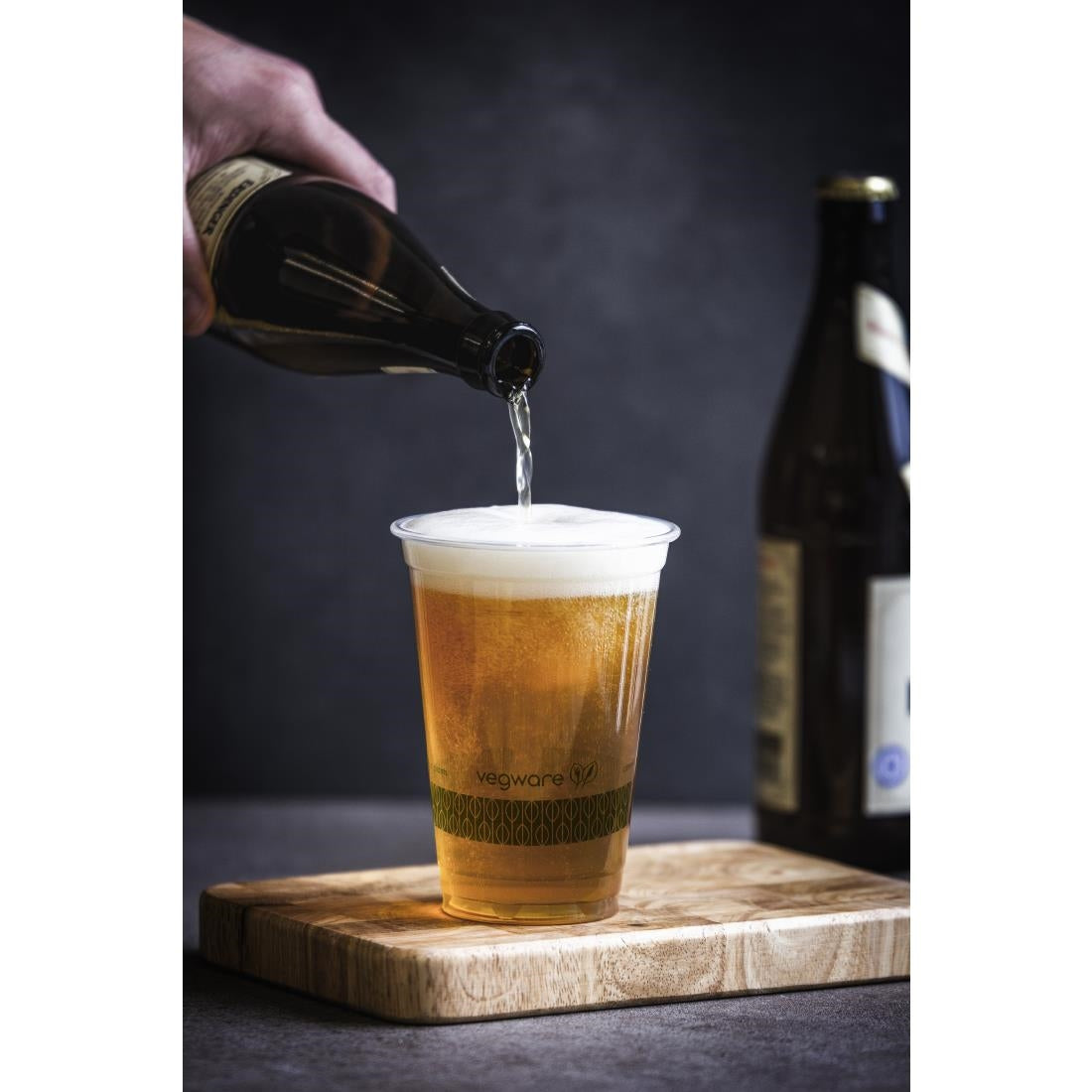 Vegware Compostable PLA Cold Cup 96-Series 16oz (1000 Pack)