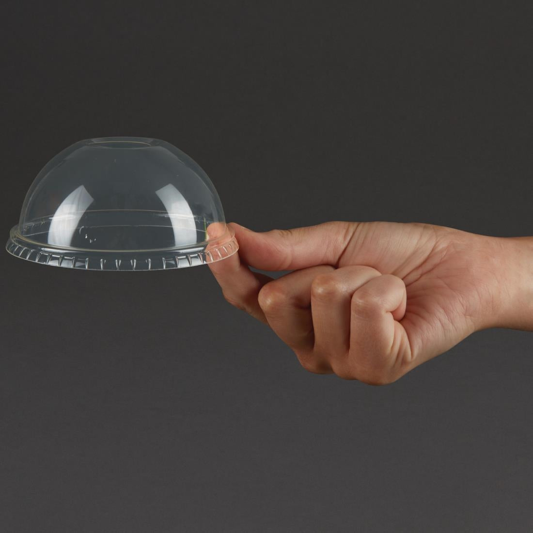 Vegware Compostable Cold Cup Domed Lids 340ml / 12oz and 455ml / 16oz (1000 Pack)