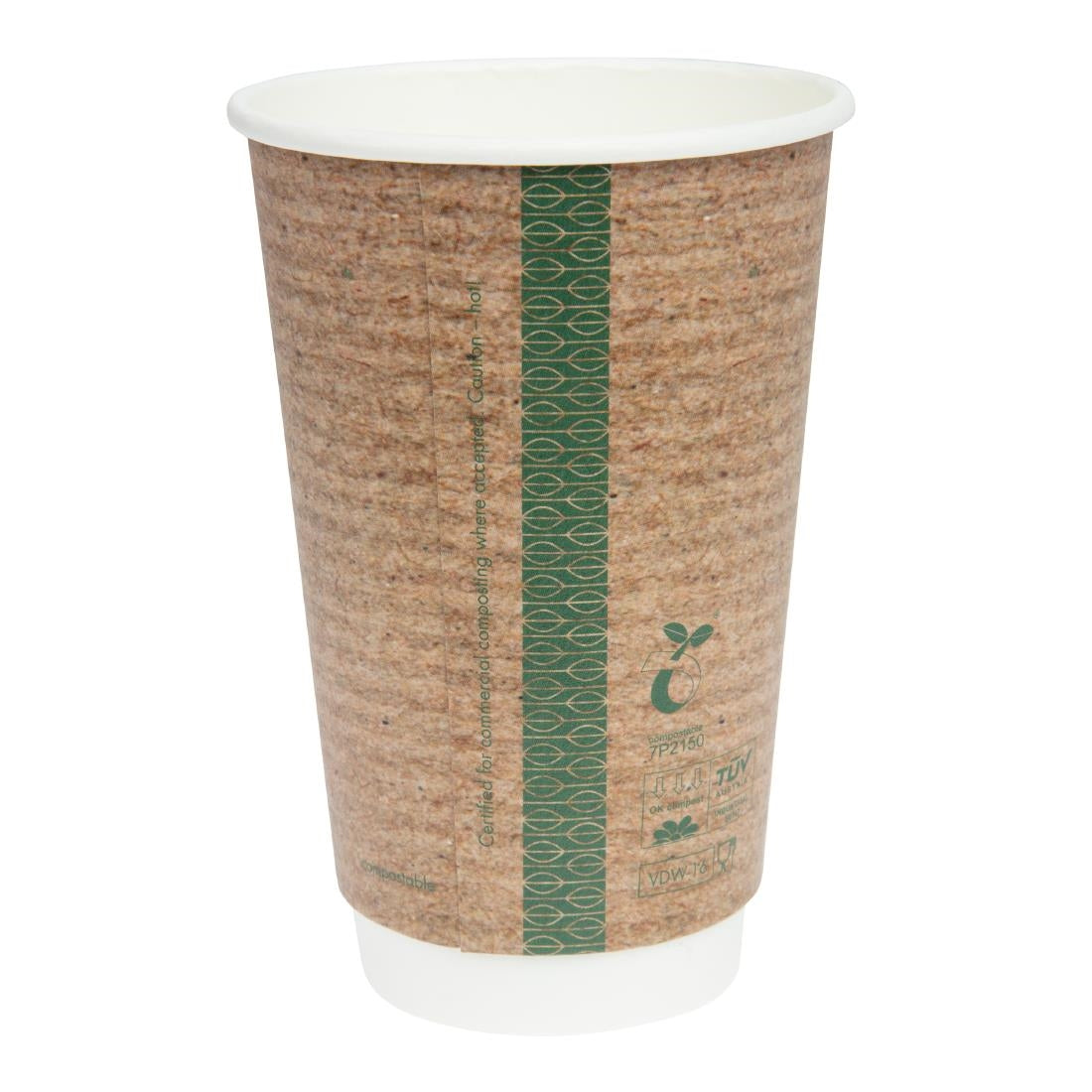 Vegware Compostable Hot Cups 455ml / 16oz (400 Pack)