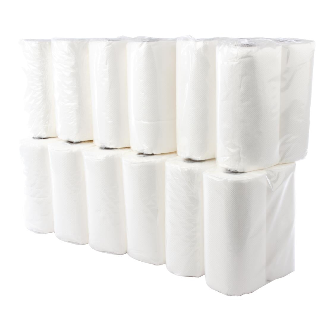 Jantex Kitchen Rolls White 2-Ply 11.5m (24 Pack)