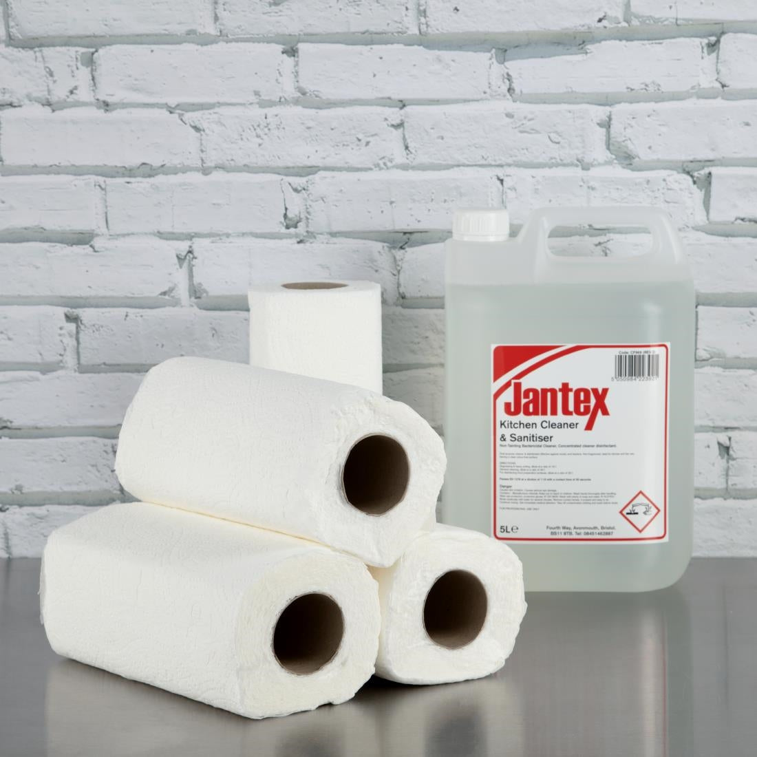 Jantex Kitchen Rolls White 2-Ply 11.5m (24 Pack)