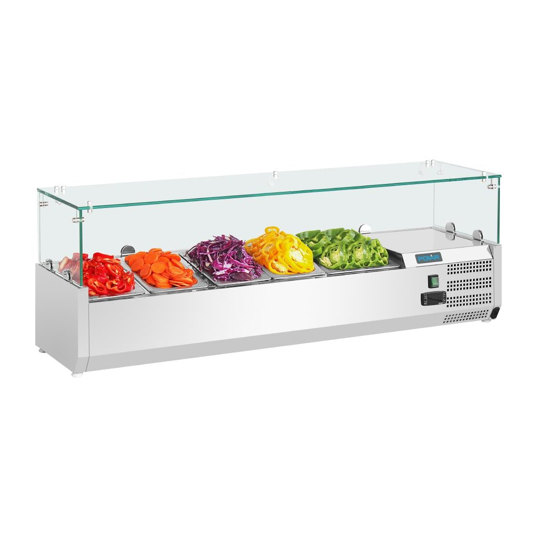 Polar G-Series Countertop Prep Fridge 4x GN 1/3 & 1x 1/2GN