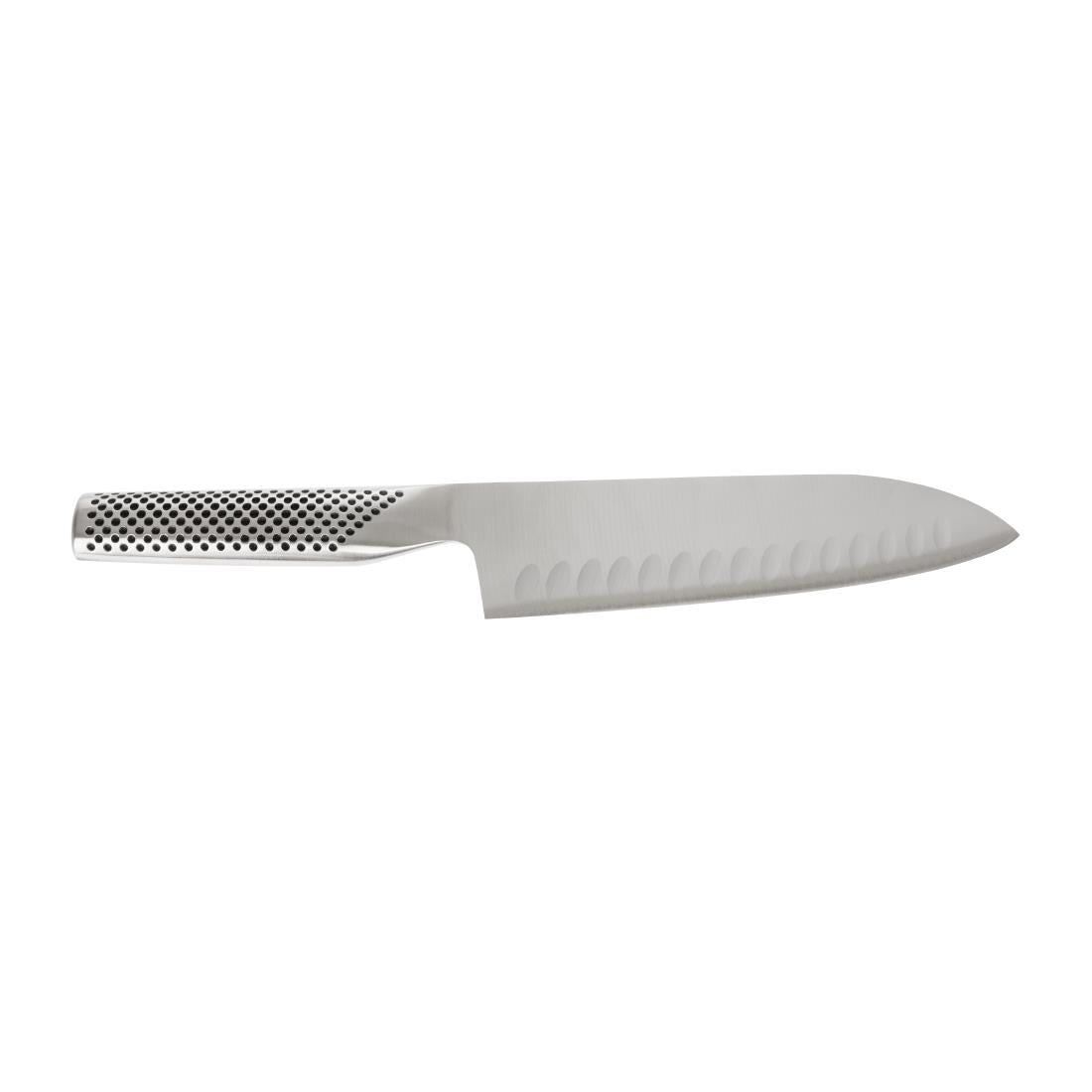 Global G48 Santoku Fluted Knife Stainless Steel 17.8cm