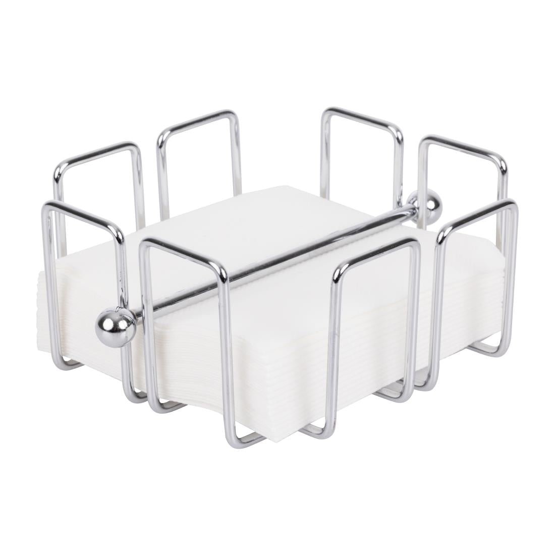 Olympia Cocktail Napkin Holder with Weight 140 x 140mm