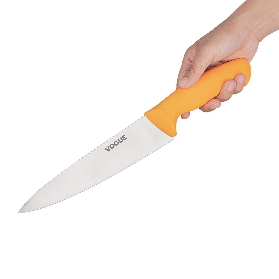 Vogue Soft Grip Pro Chef Knife Yellow 20cm