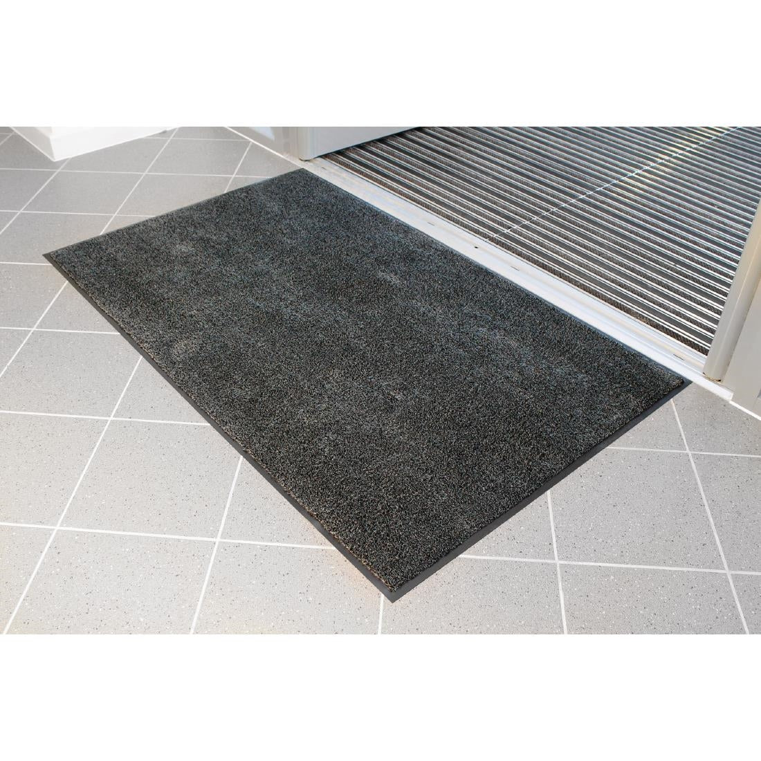 COBA Black Microfibre Entrance Mat Large