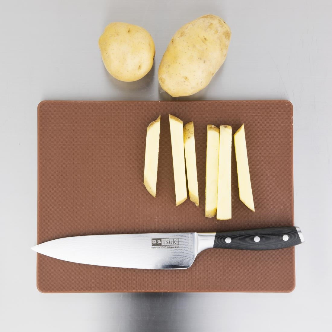 Hygiplas Low Density Brown Chopping Board Small 305x229x12mm
