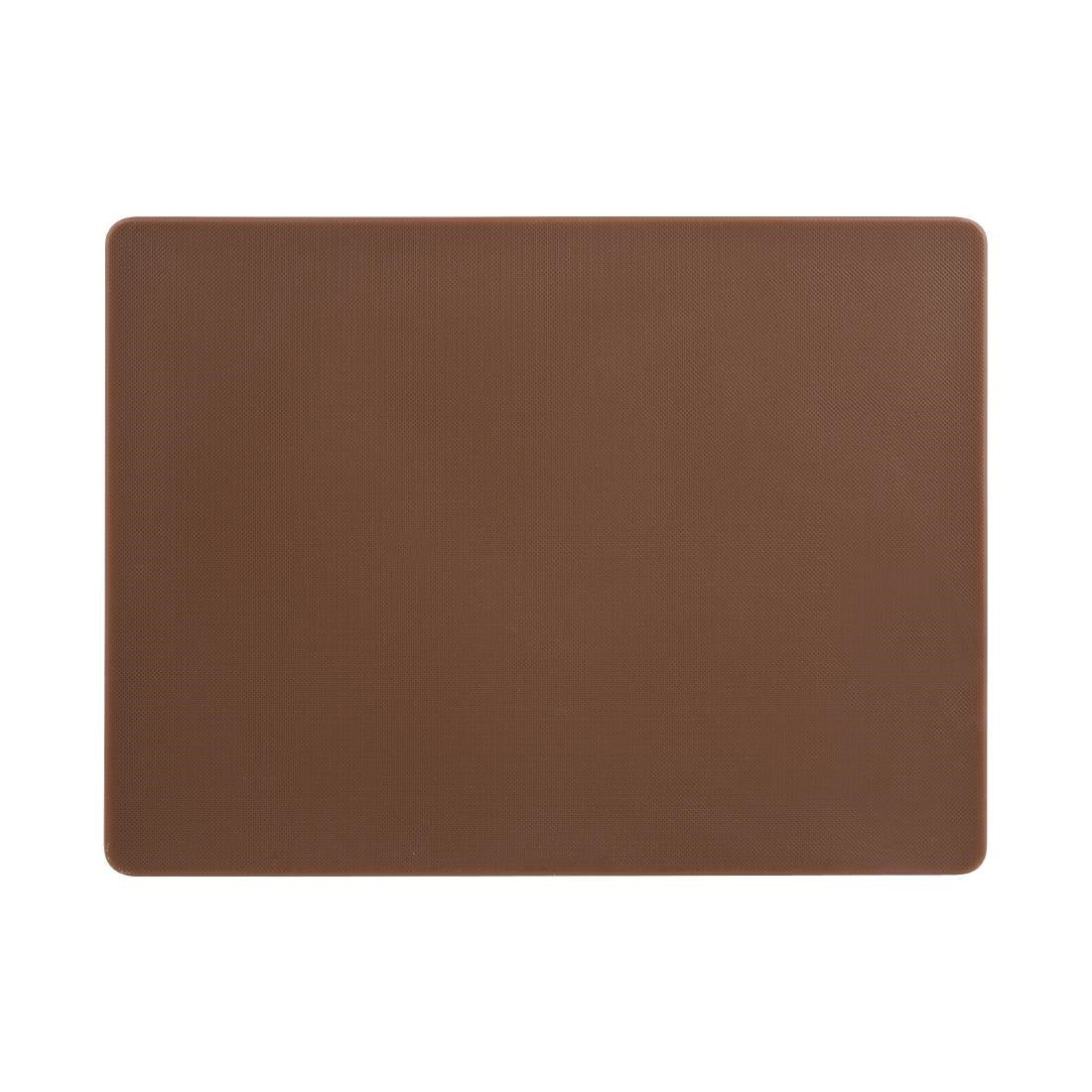 Hygiplas Low Density Brown Chopping Board Small 305x229x12mm