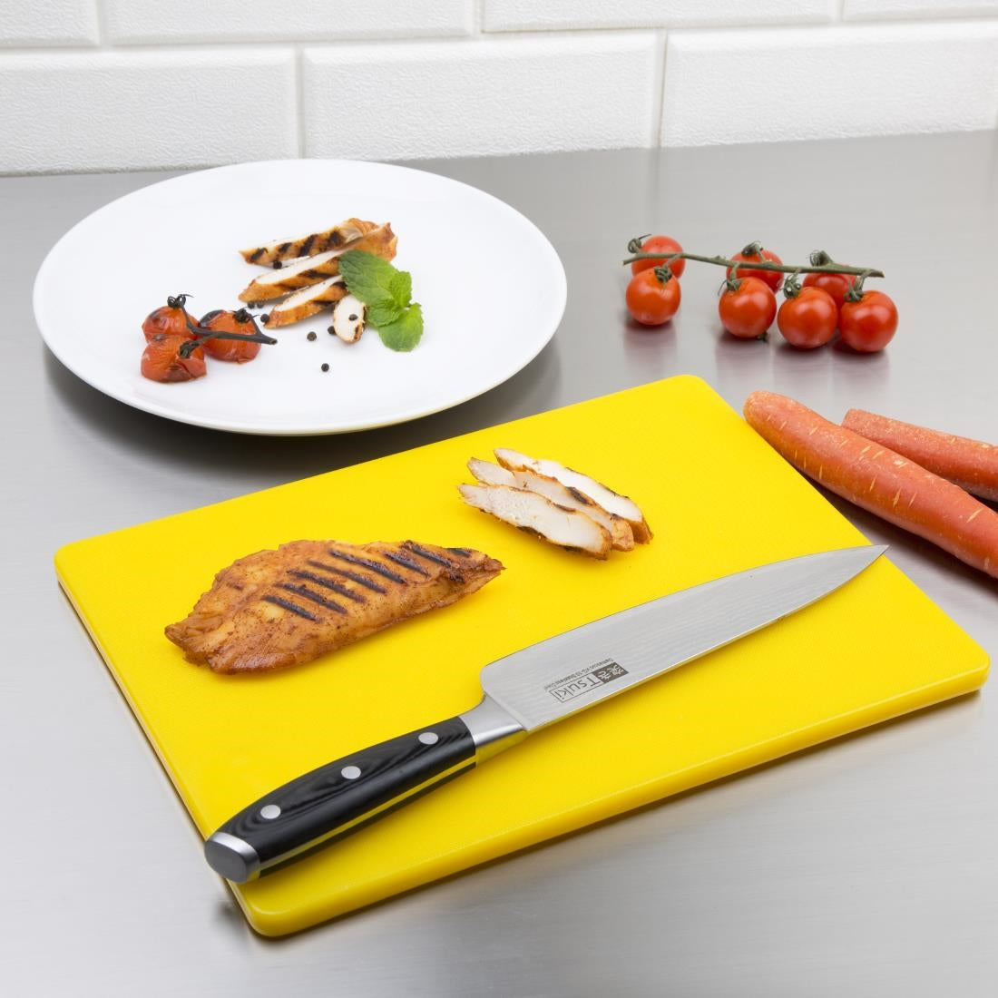 Hygiplas Low Density Yellow Chopping Board Small 305x229x12mm