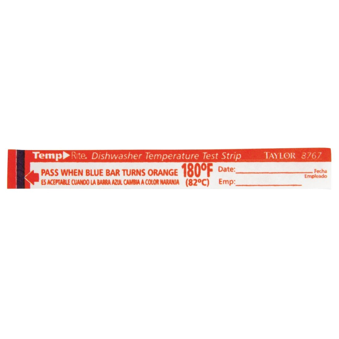 Dishwasher Temperature Test Strip (25 Pack)