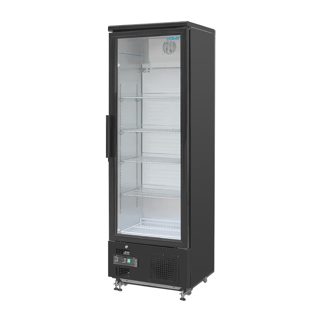 Polar G-Series Upright Back Bar Cooler with Hinged Door 307Ltr