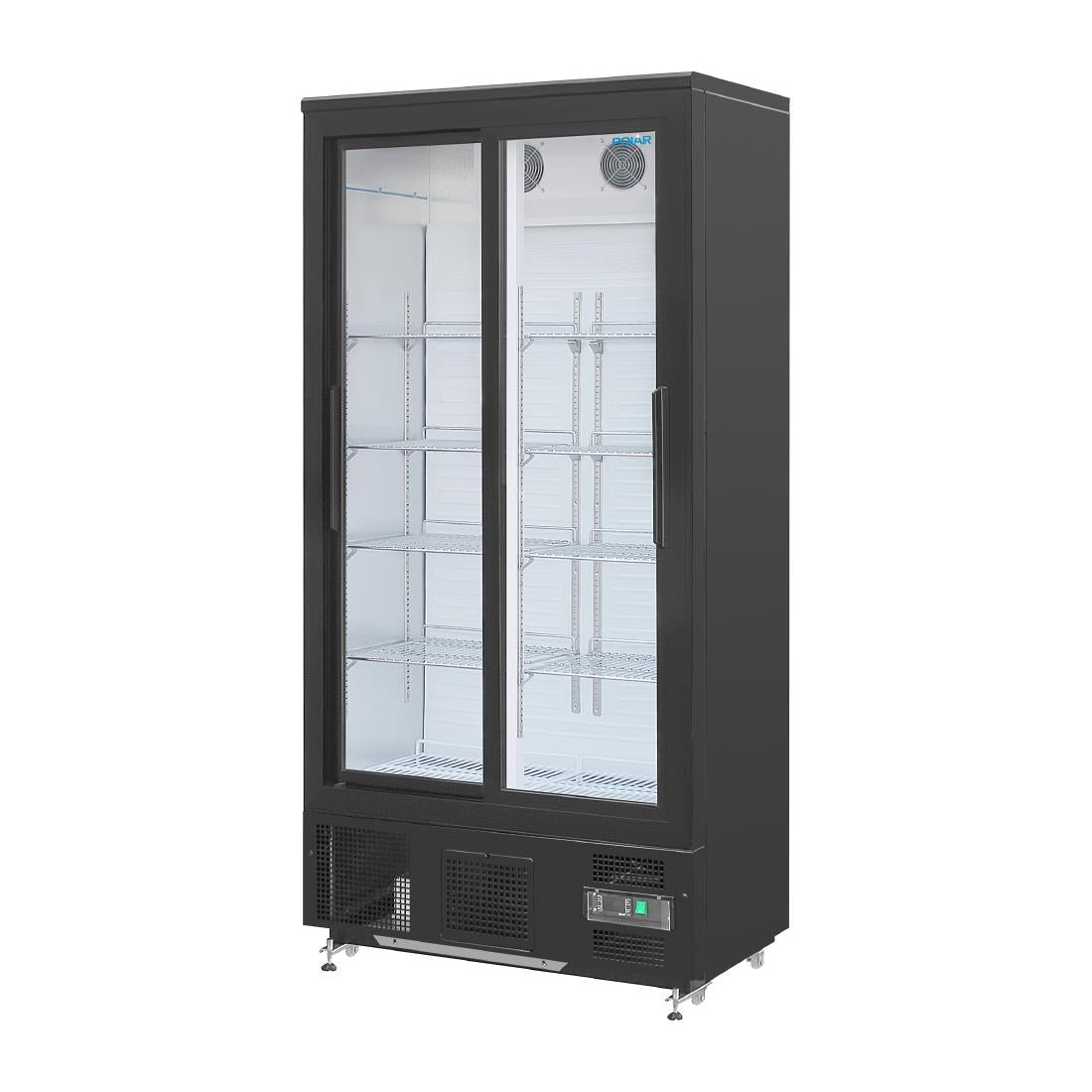 Polar G-Series Upright Back Bar Cooler with Sliding Doors 490Ltr