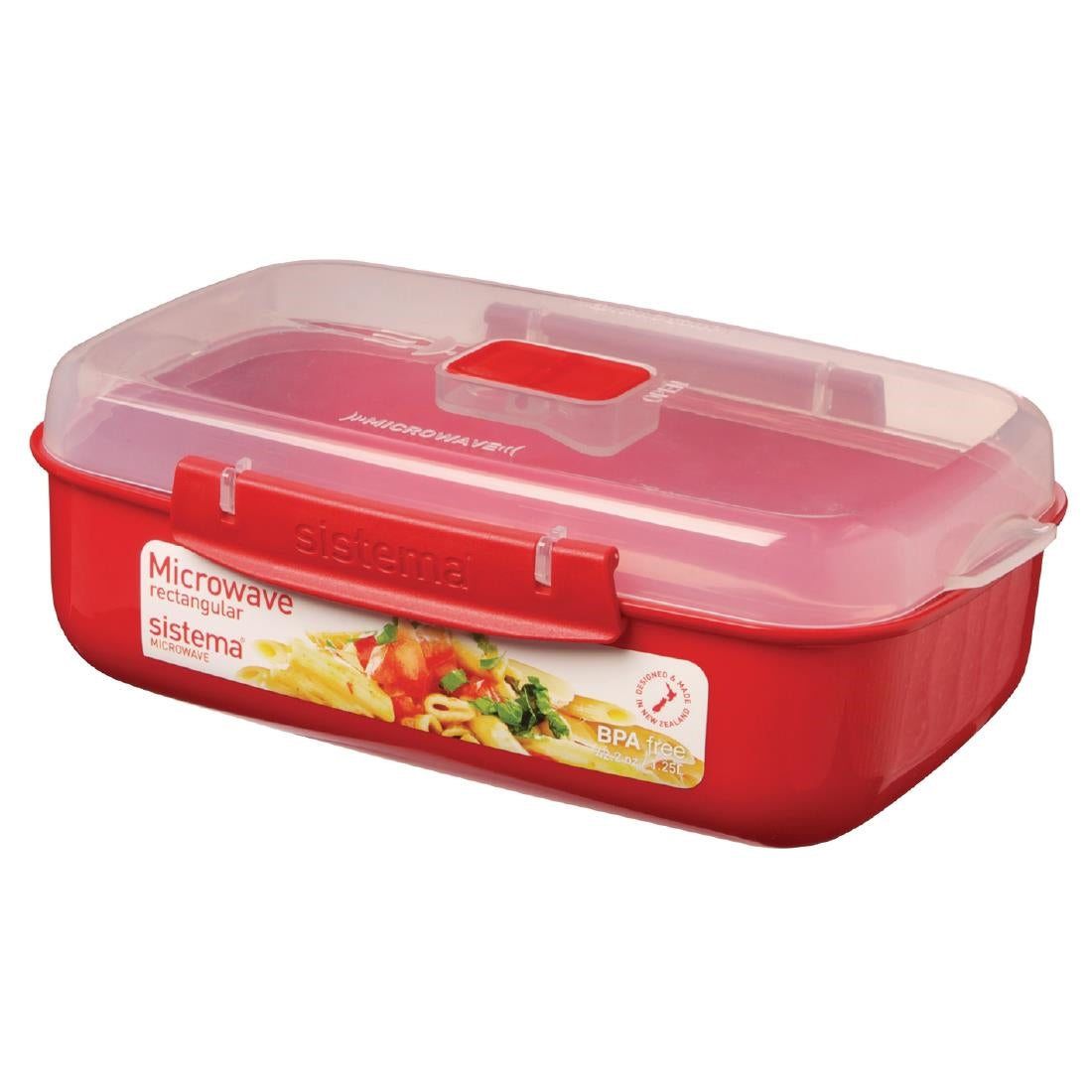 Sistema Rectangular Microwave Bowl 1.25Ltr