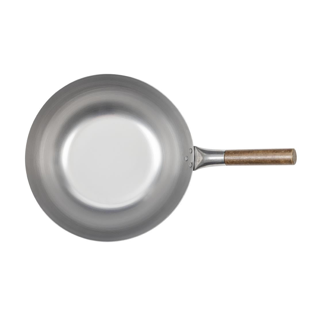 London Flat Base Wok 330mm