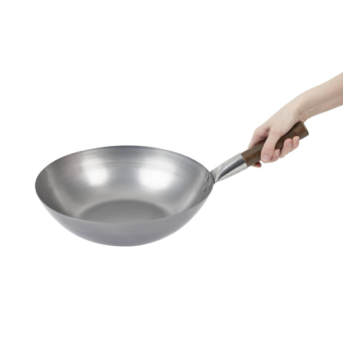 London Flat Base Wok 330mm
