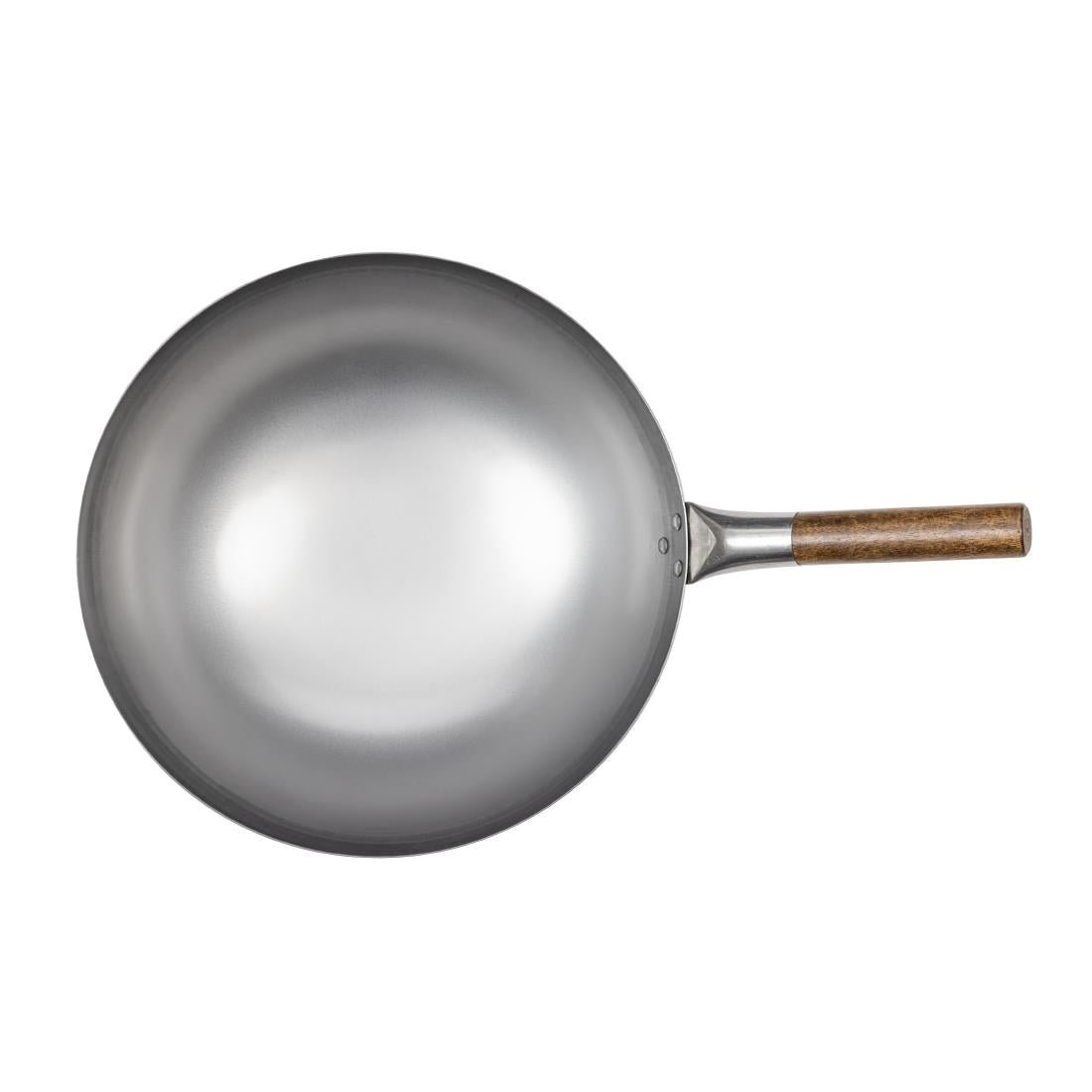 London Round Base Wok 356mm