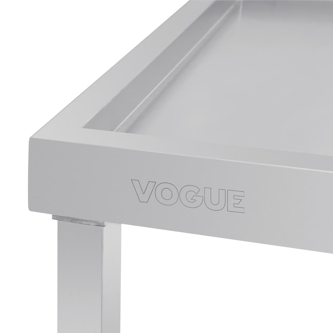 Vogue Pass Through Dishwash Table Right 600mm