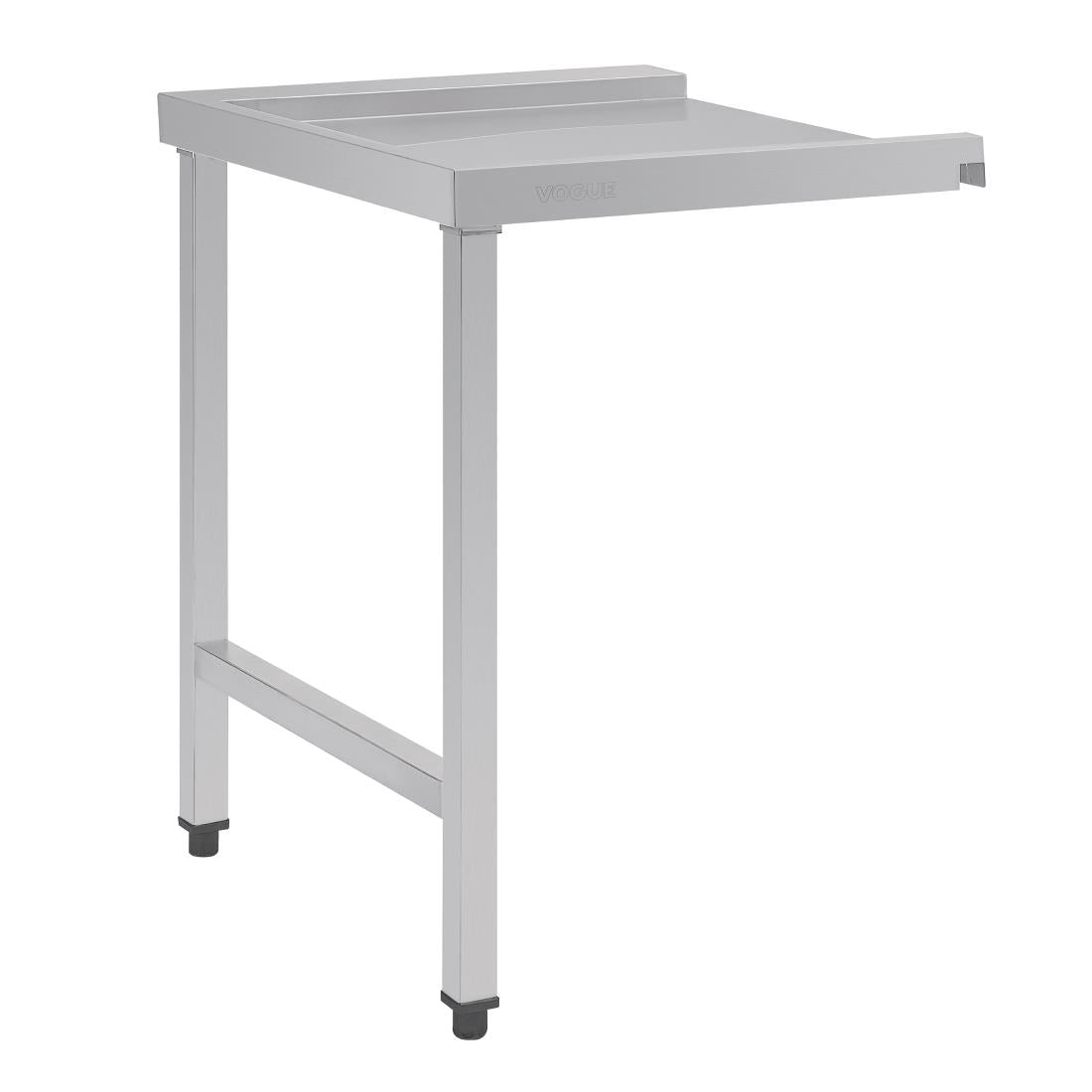 Vogue Pass Through Dishwash Table Right 600mm