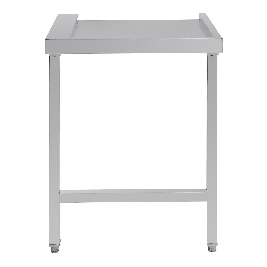 Vogue Pass Through Dishwash Table Right 600mm