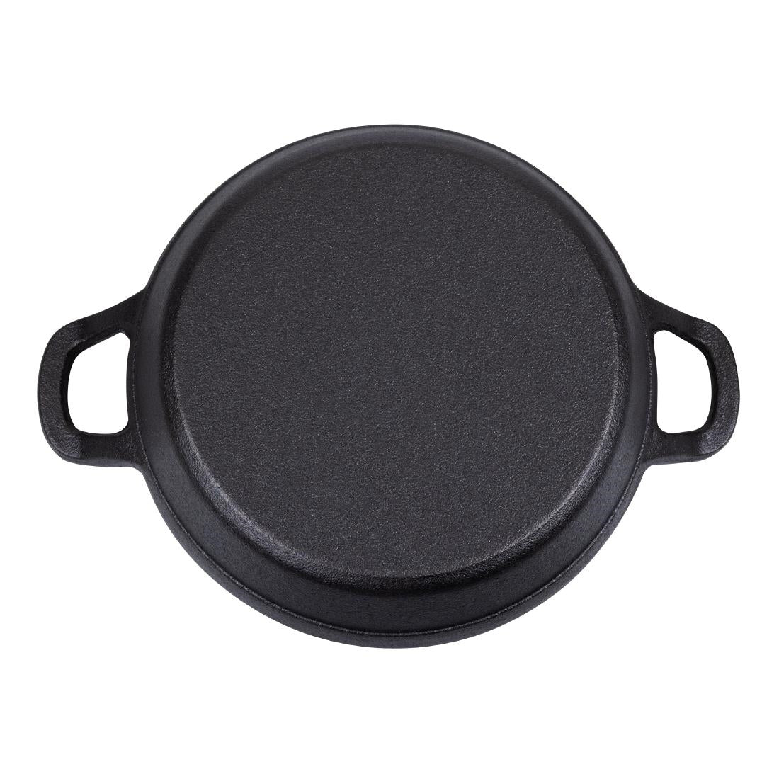 Olympia Round Cast Iron Eared Dish 180mm