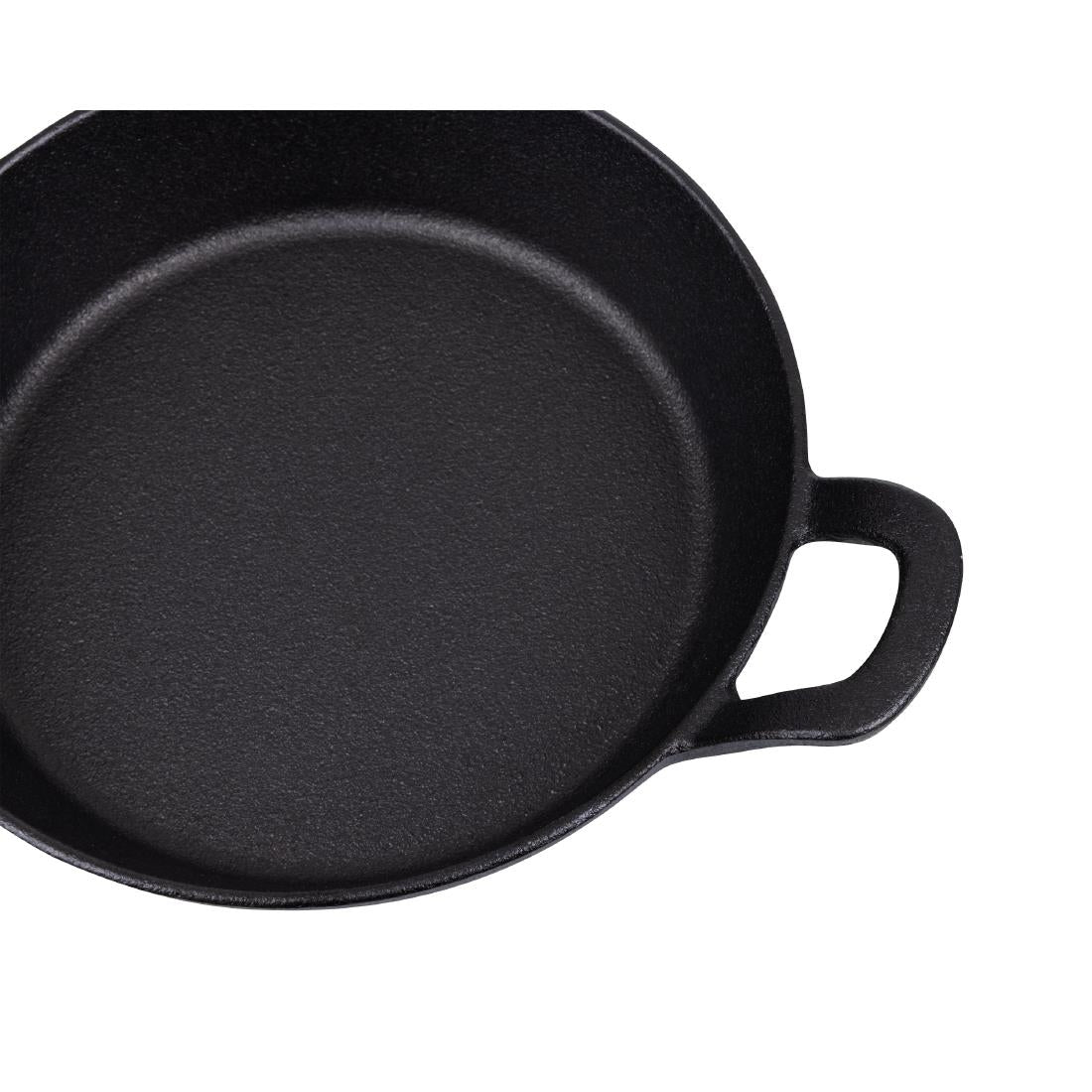 Olympia Round Cast Iron Eared Dish 180mm