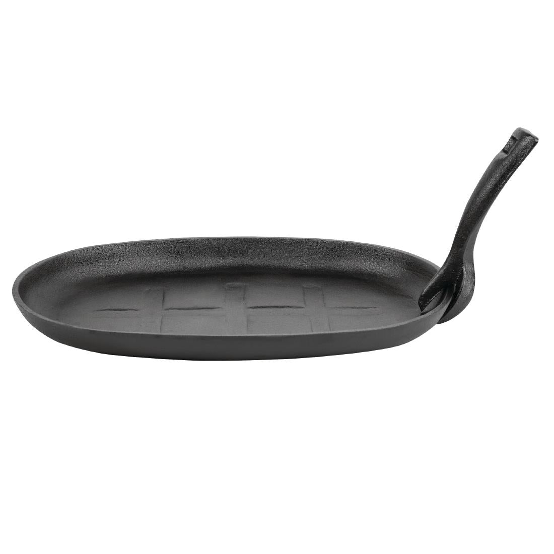 Olympia Cast Iron Oval Sizzle Platter 280mm