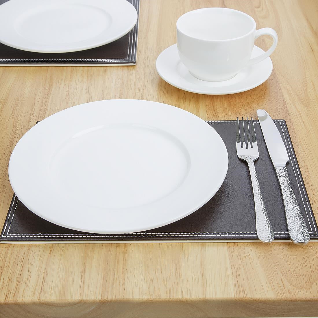Olympia Faux Leather Placemats (4 Pack)