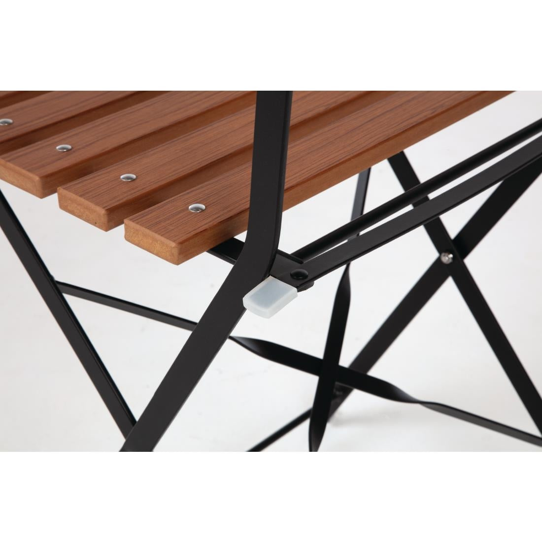 Bolero Faux Wood Bistro Chair (2 Pack)