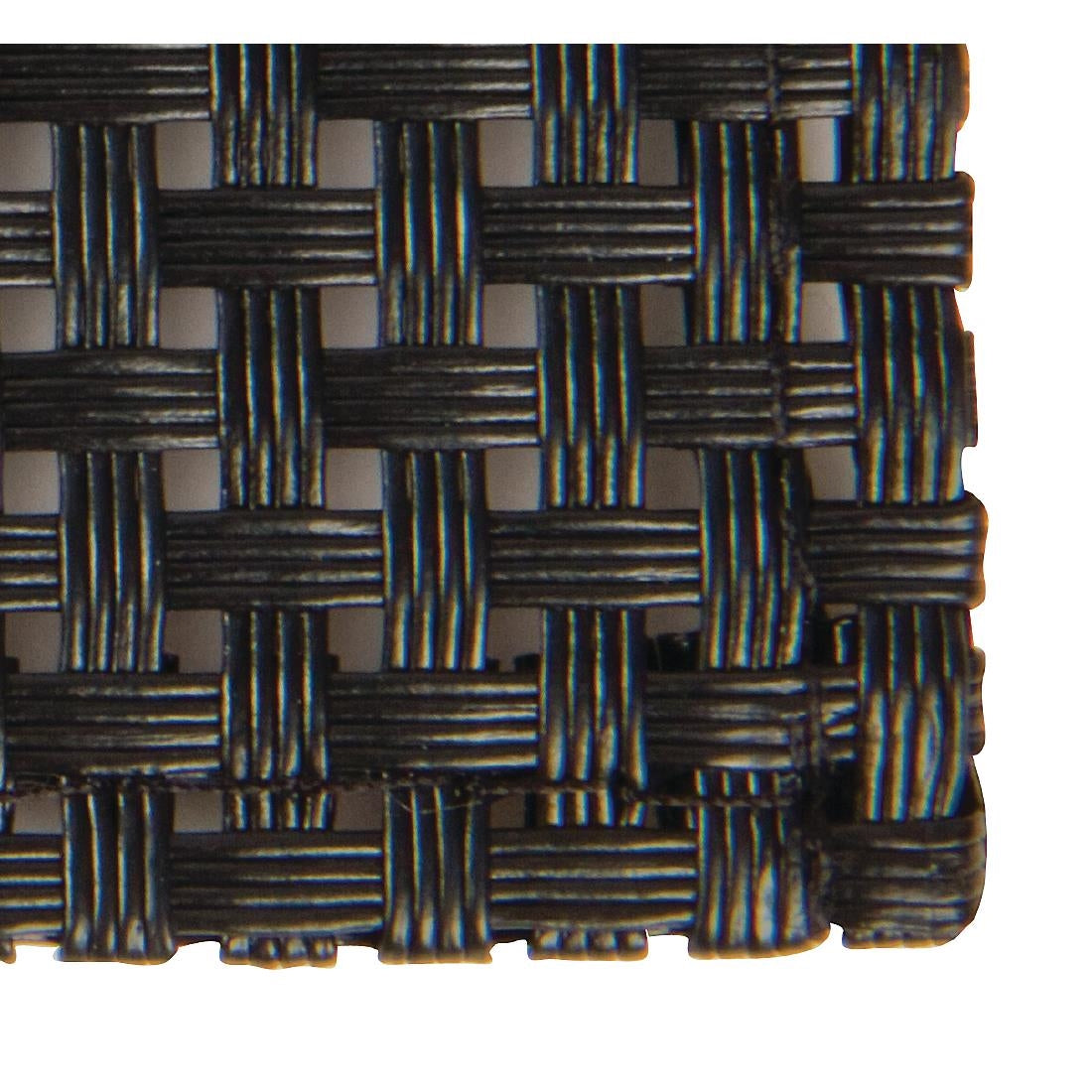 APS PVC Placemat Black (6 Pack)