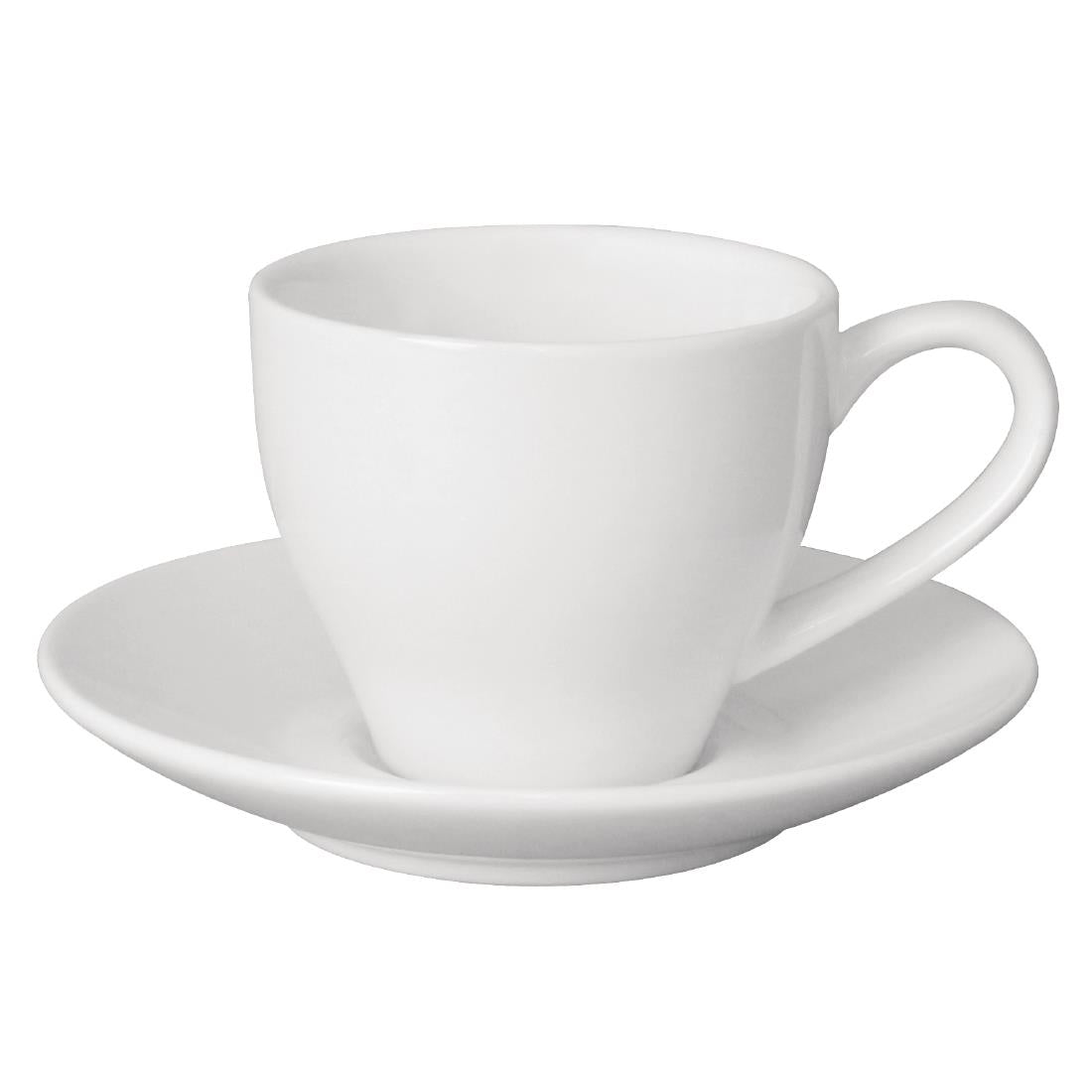Olympia Cafe Espresso Saucers White (12 Pack)