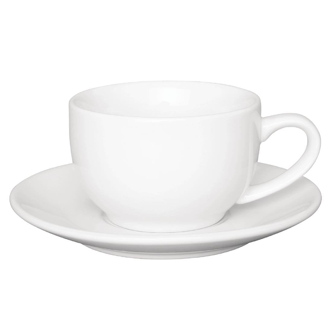 Olympia Cafe Saucers White 158mm (12 Pack)
