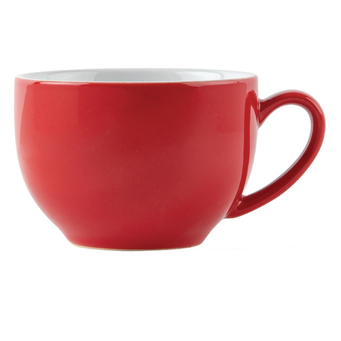 Olympia Cafe Cappuccino Cups Red 340ml (12 Pack)
