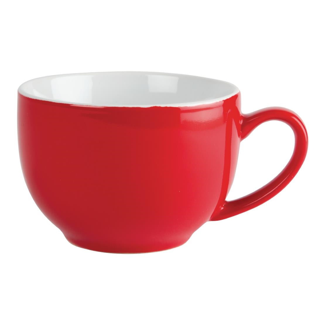 Olympia Cafe Cappuccino Cups Red 340ml (12 Pack)