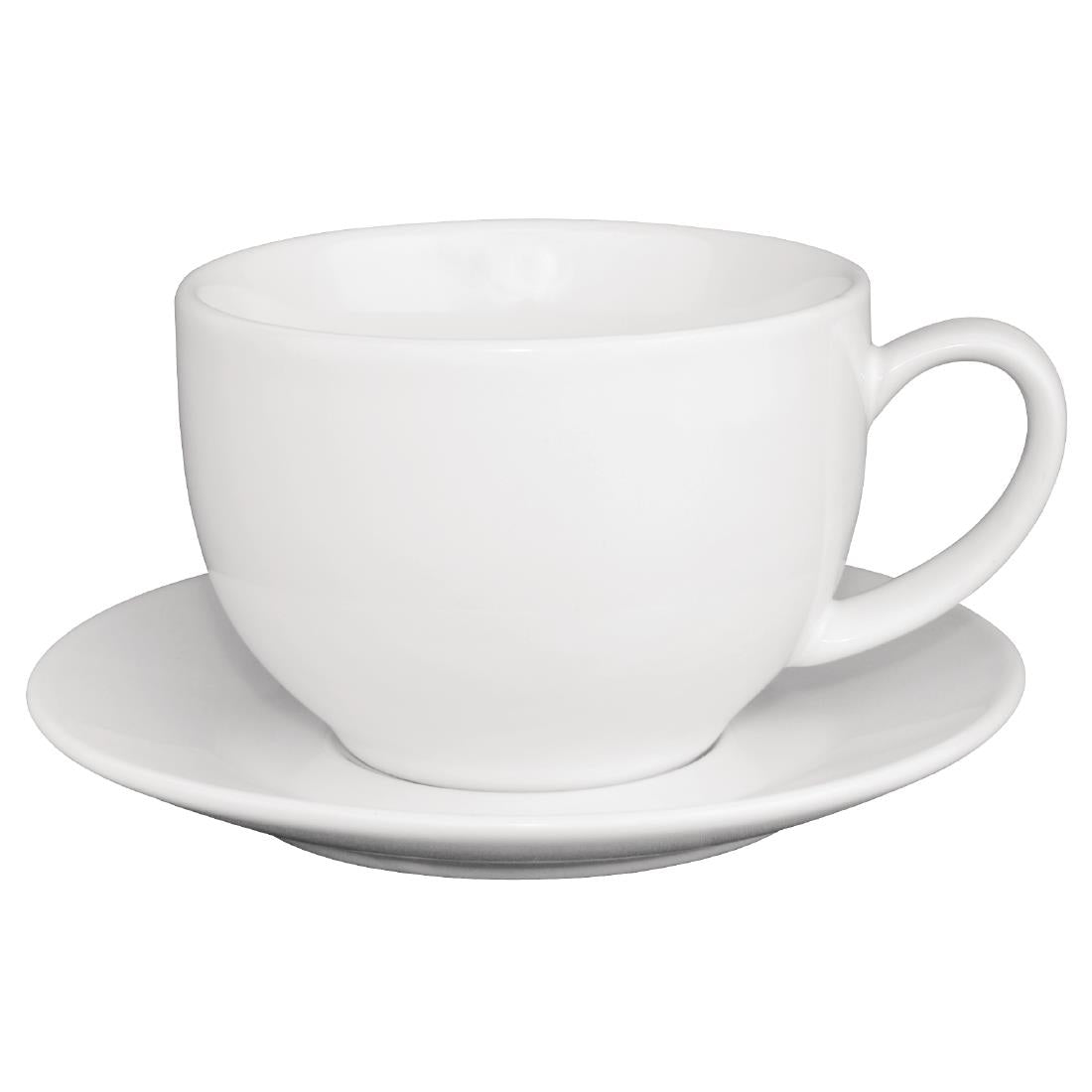 Olympia Cafe Cappuccino Cups White 340ml (12 Pack)