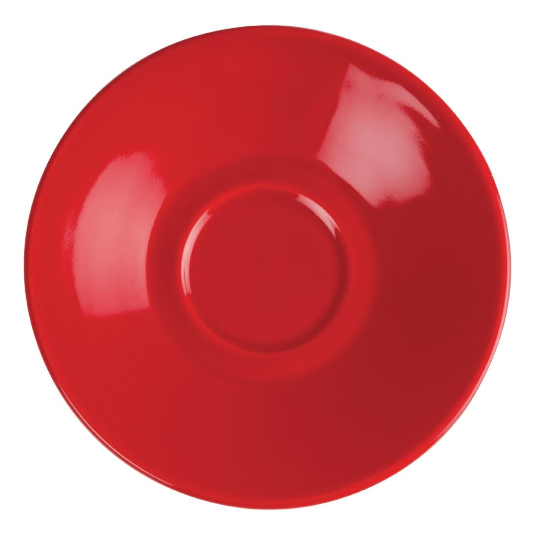 Olympia Cafe Espresso Saucers Red 117mm (12 Pack)