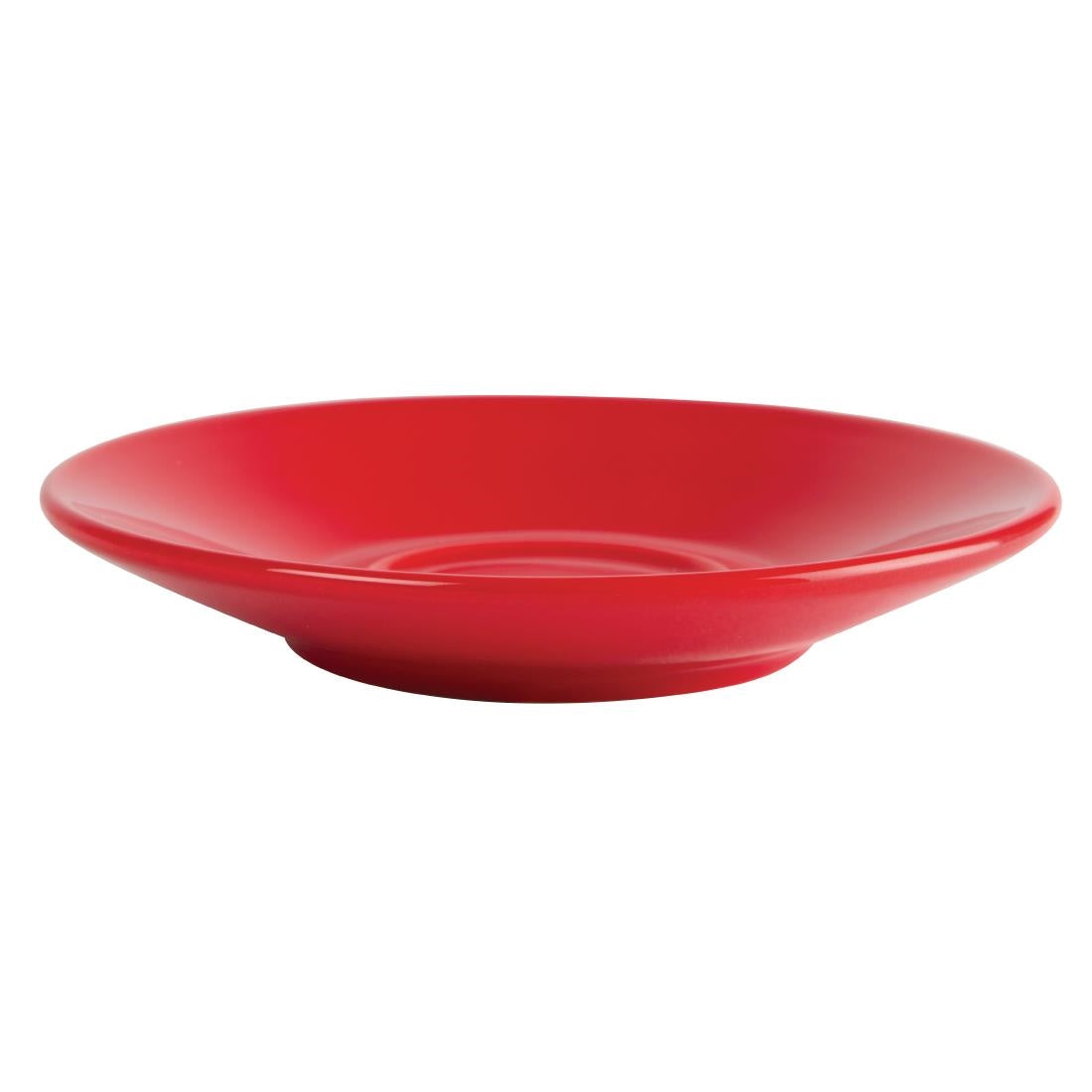 Olympia Cafe Espresso Saucers Red 117mm (12 Pack)