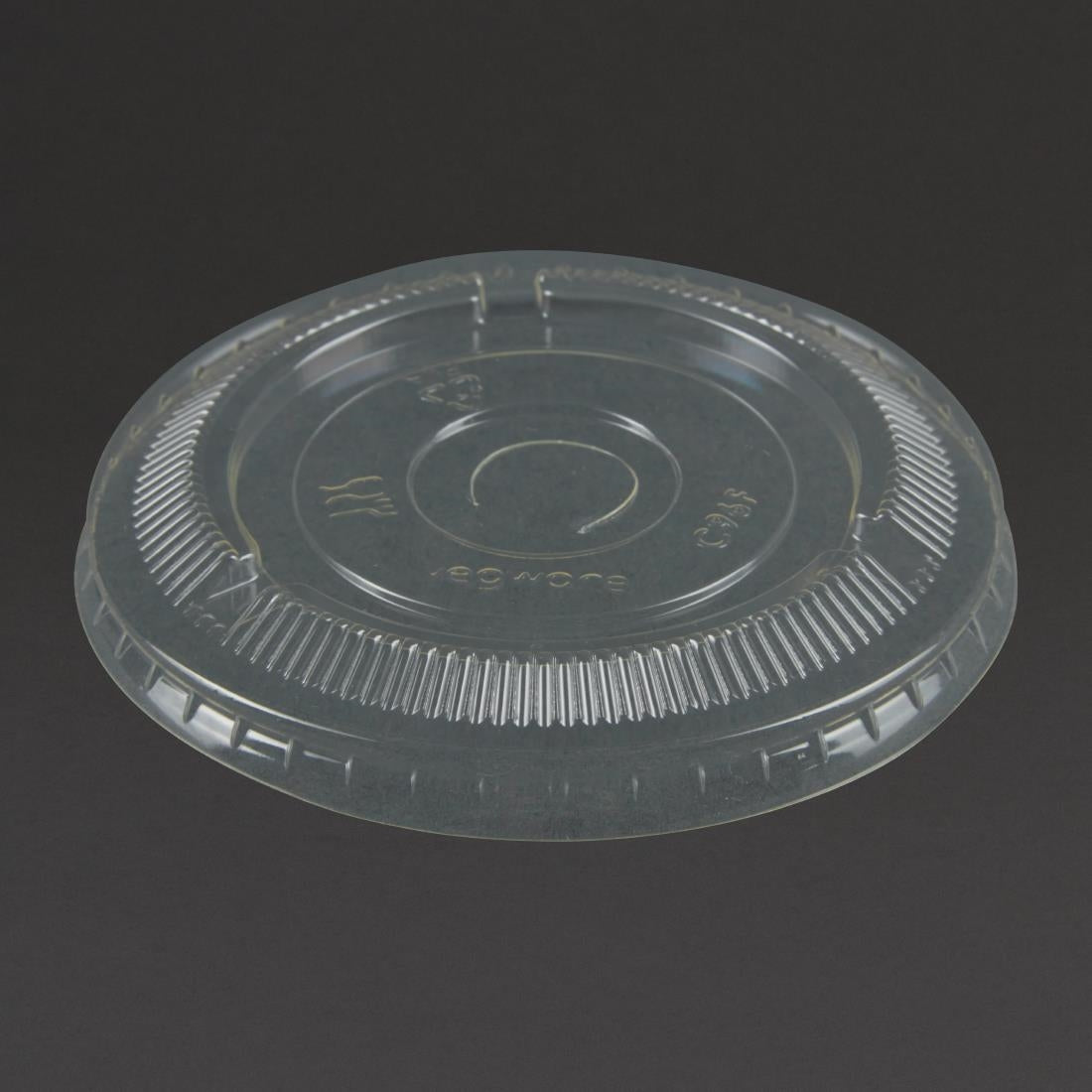 Vegware Compostable Cold Cup Flat Lids 340ml / 12oz and 455ml / 16oz (1000 Pack)