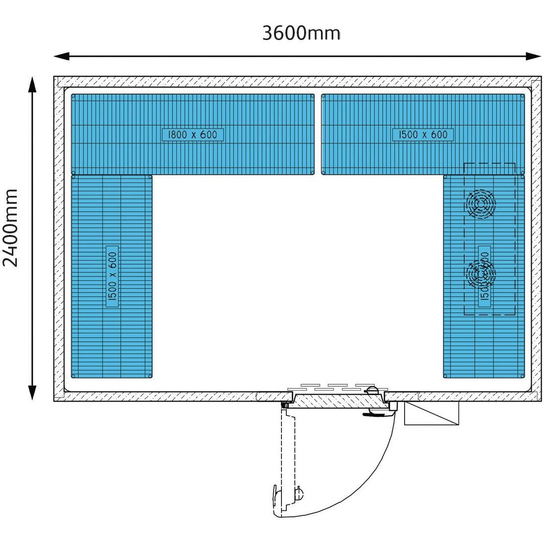 Foster Advantage Walk In Freezer Remote ADV3624 LT REM