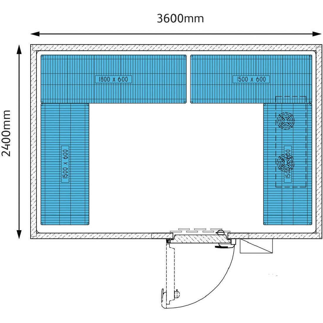 Foster Advantage Walk In Fridge Remote ADV3624 HT REM