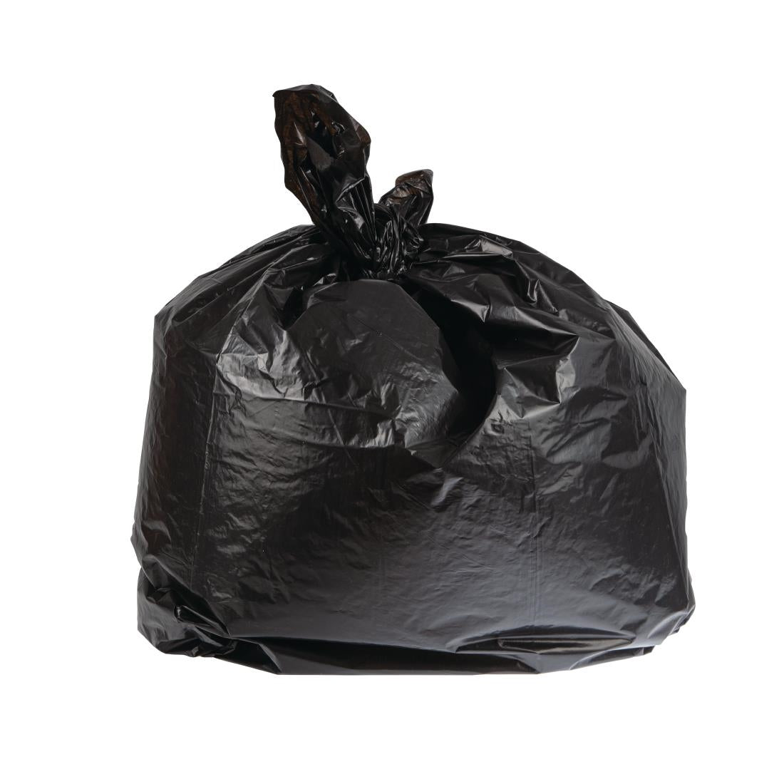 Jantex Heavy Duty Bin Bags Black 70Ltr (100 Pack)