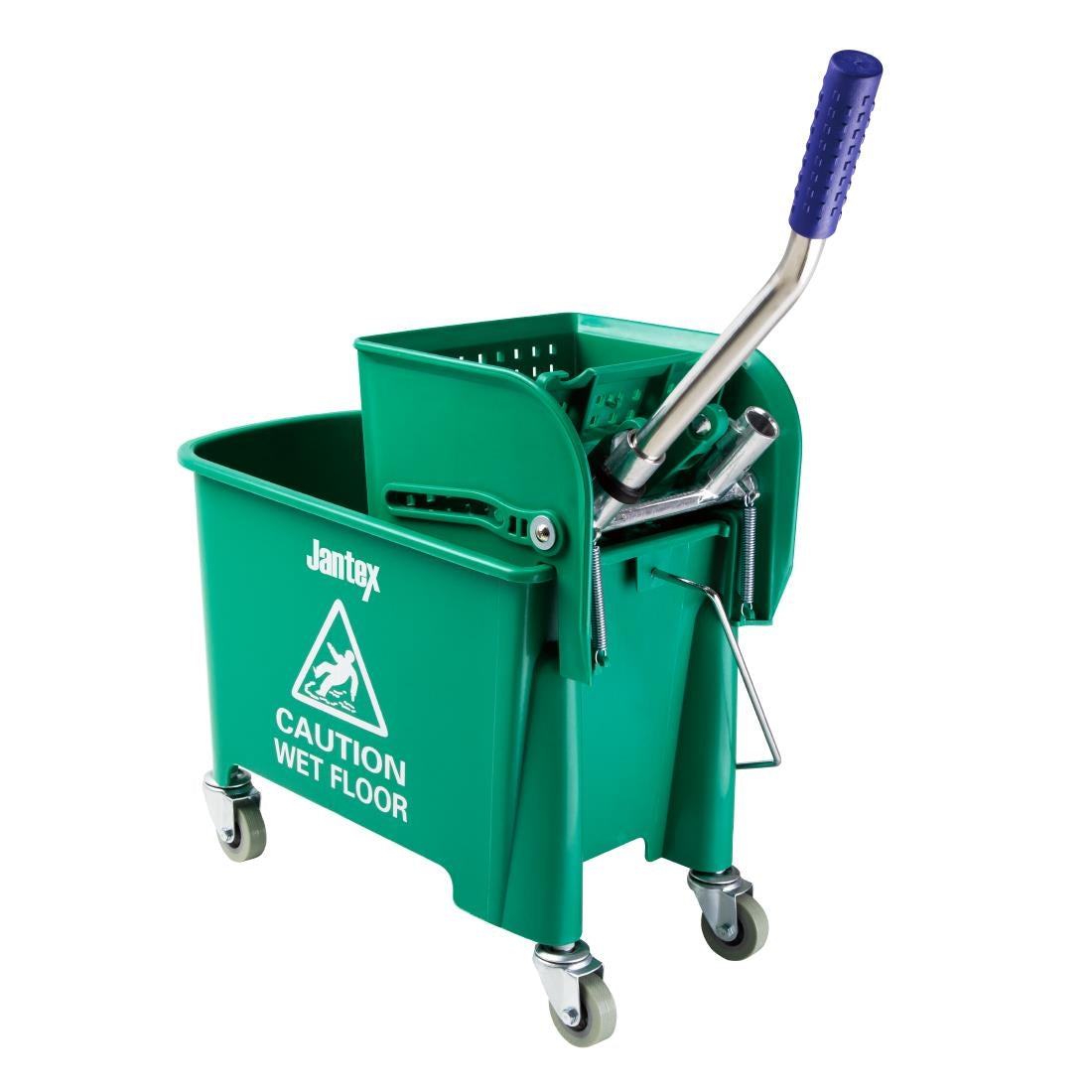 Jantex Kentucky Green Mop Bucket and Wringer 15Ltr