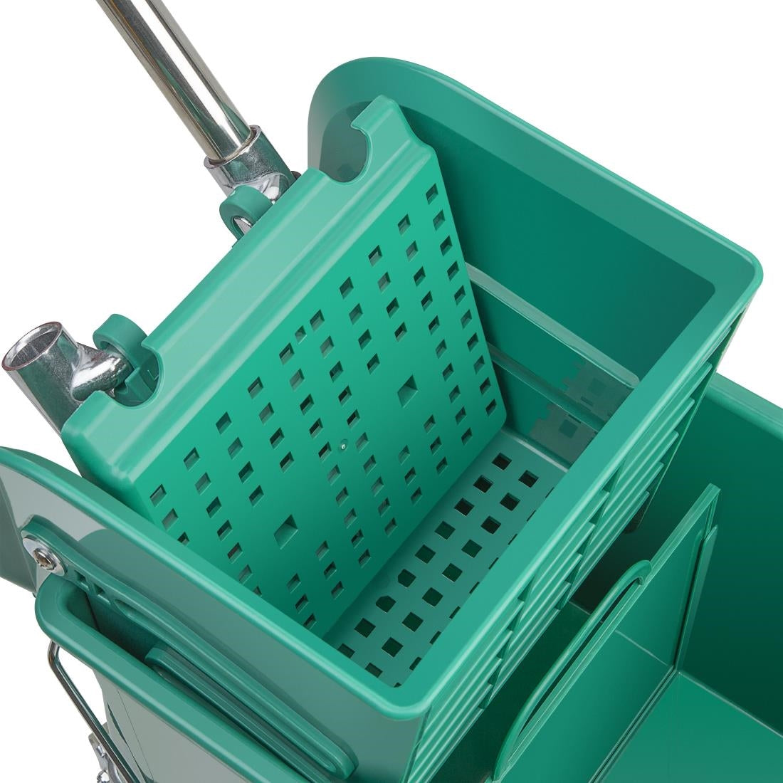 Jantex Kentucky Green Mop Bucket and Wringer 15Ltr