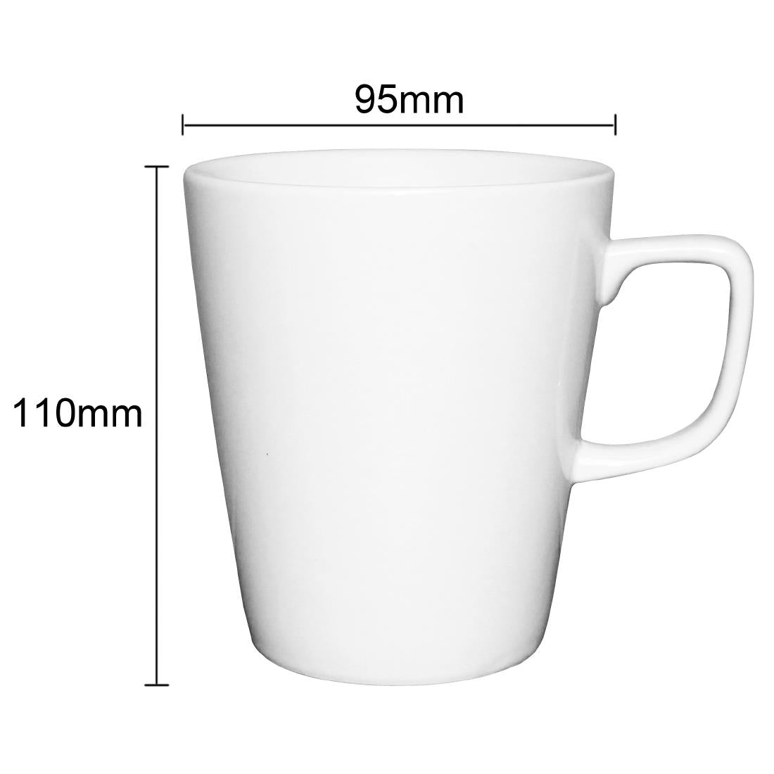 Olympia Athena Latte Mugs 397ml (12 Pack)